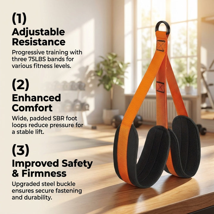 Pull Up Assist Band Set for Home Fitness