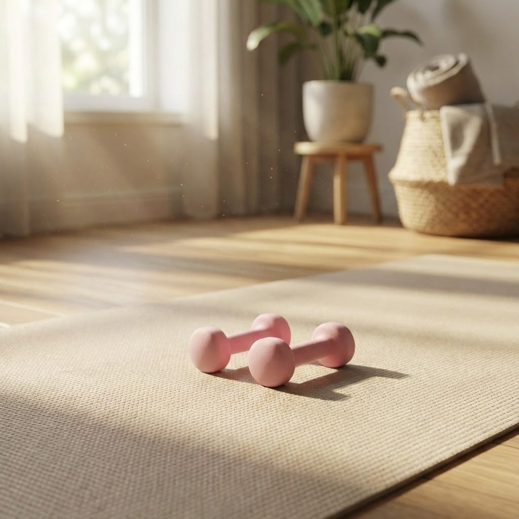 Set of 2 Dumbbell Hand Weights 1KG Each