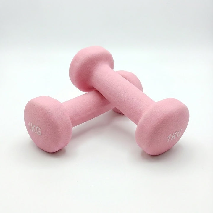 Set of 2 Dumbbell Hand Weights 1KG Each