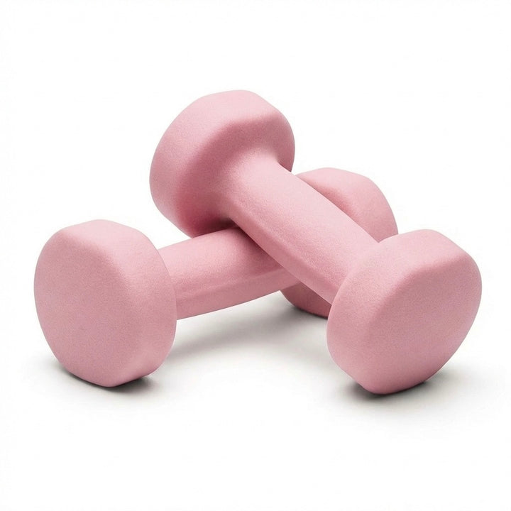 Set of 2 Dumbbell Hand Weights 0.5KG Each