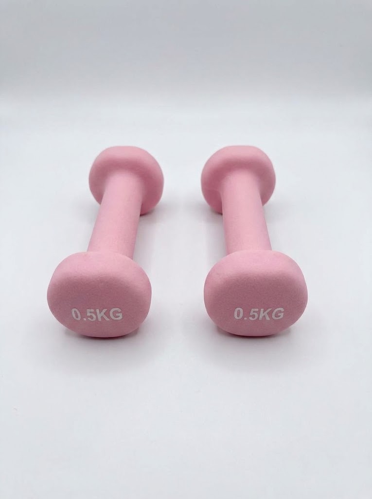 Set of 2 Dumbbell Hand Weights 0.5KG Each
