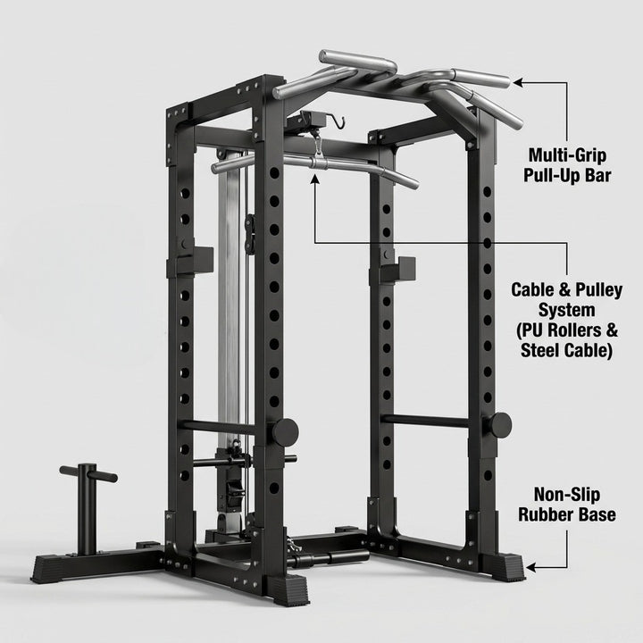 Multi functional Home Power Cage Squat Rack