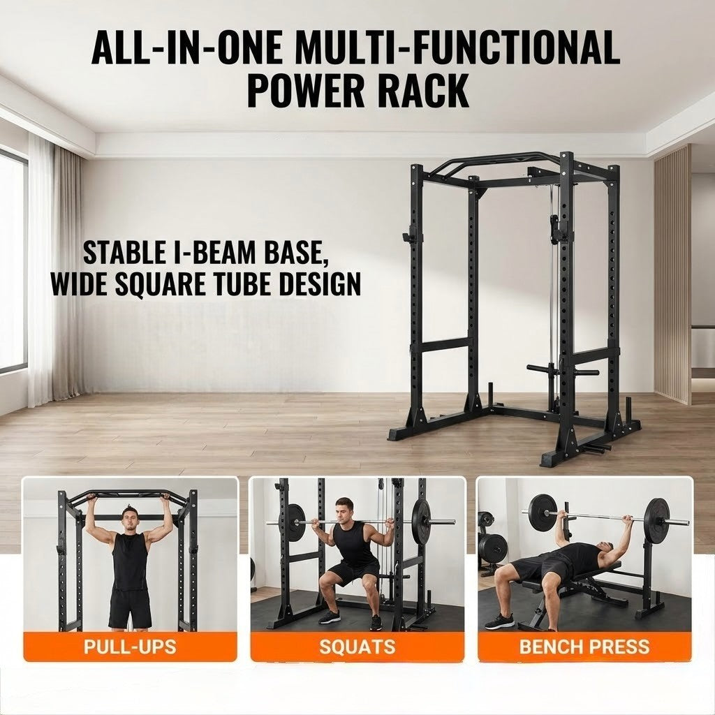 Multi functional Home Power Cage Squat Rack