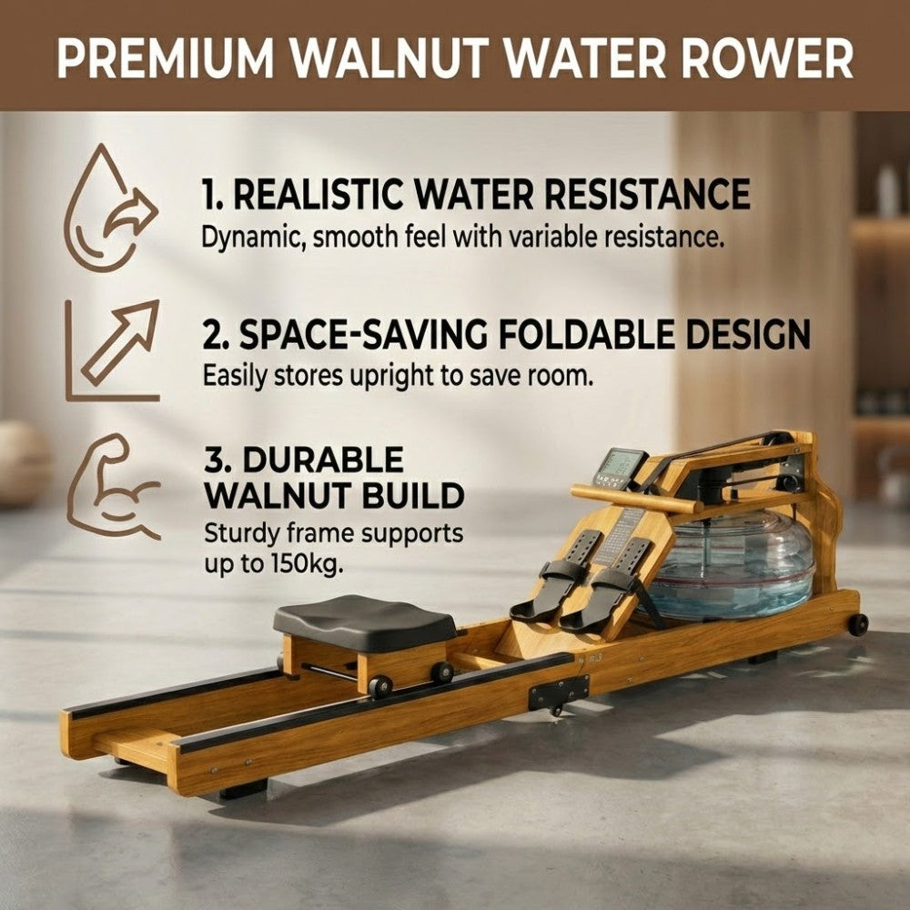 Foldable Water Rowing Machine