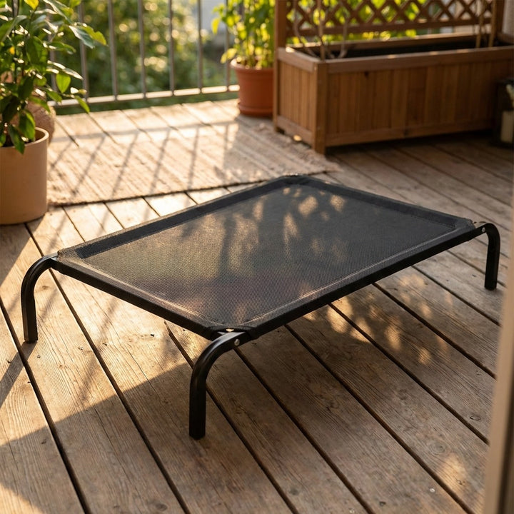 Elevated Dog Bed With Breathable Sterling Mesh - M