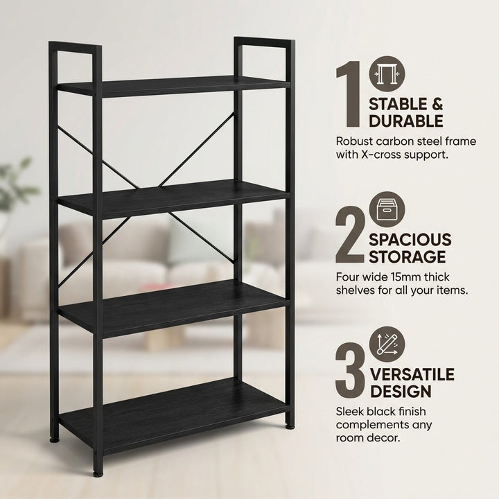 4 Tier Industrial Bookshelf