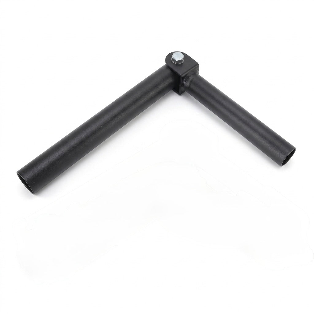 T-Bar Row Landmine Attachment for 25mm Barbell Sleeves - Black Steel