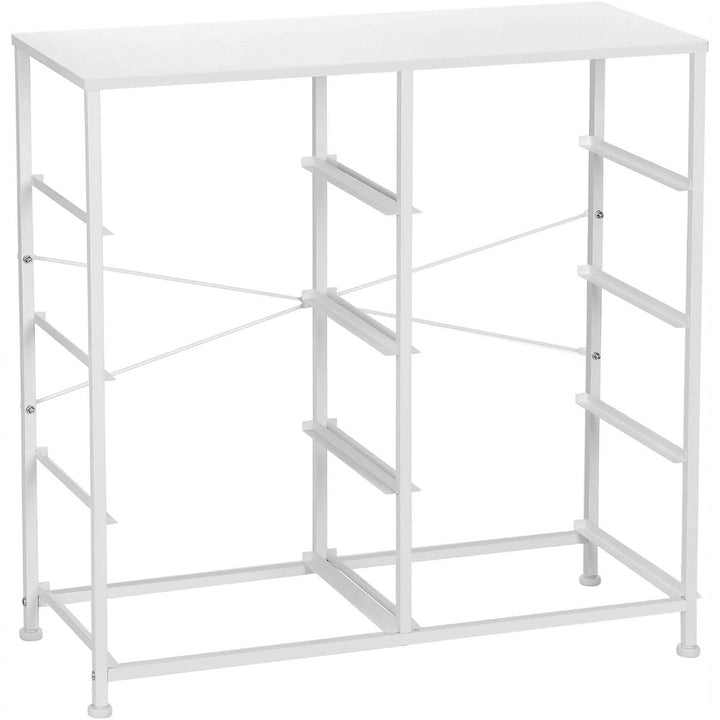 8 Drawers Steel Frame Fabric Storage Chest- Gray