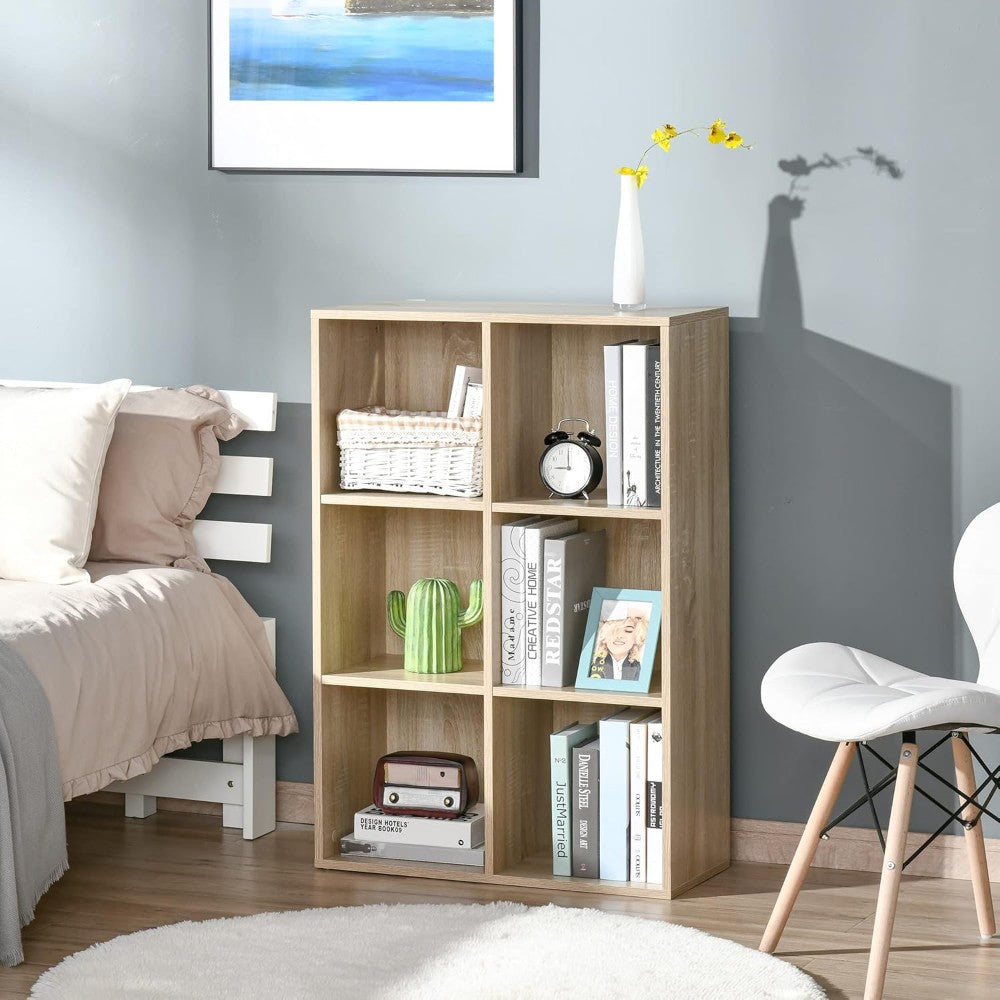 6 Cubes Storage Bookcase Organizer