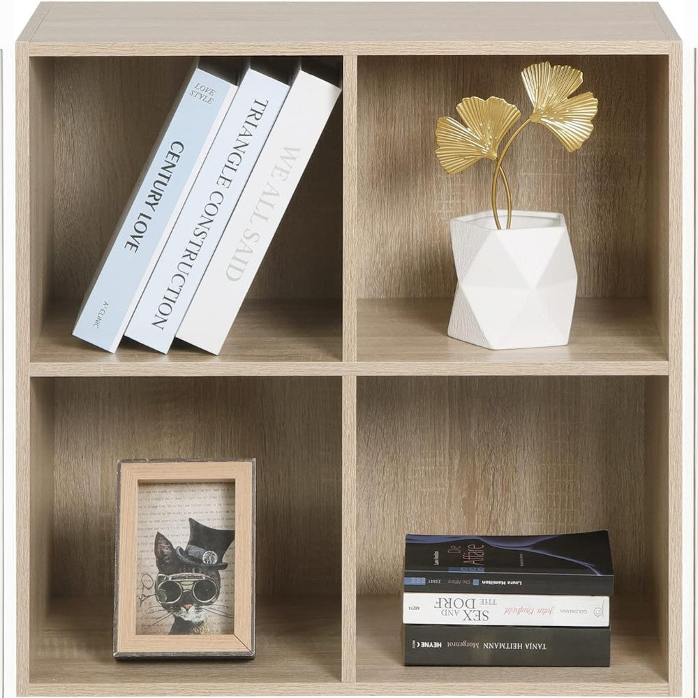 4 Cubes Storage Bookcase Organizer