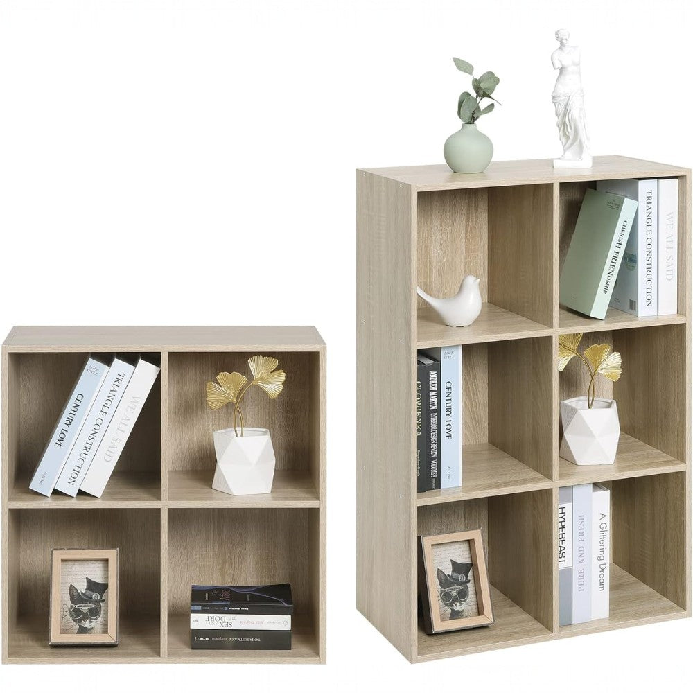 4 Cubes Storage Bookcase Organizer