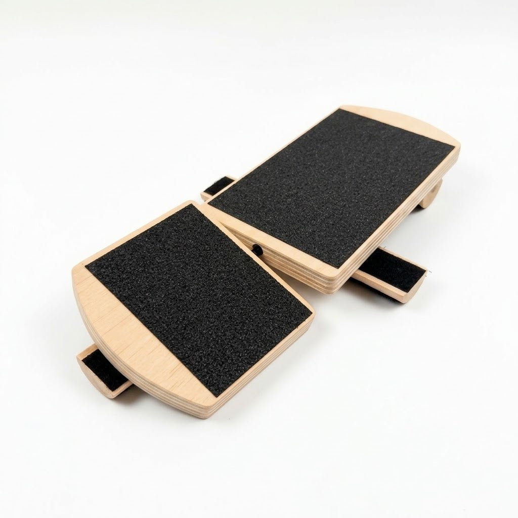 Wooden Ankle Foot Balance Board - Physical Therapy & Rehab Stretching Tool