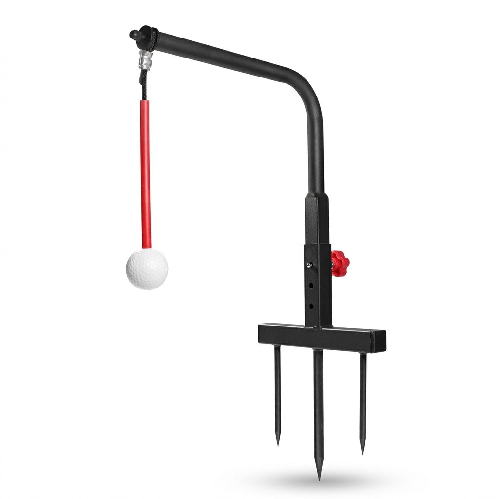 Adjustable Golf Swing Trainer with Hanging Ball - Indoor & Outdoor Practice Aid