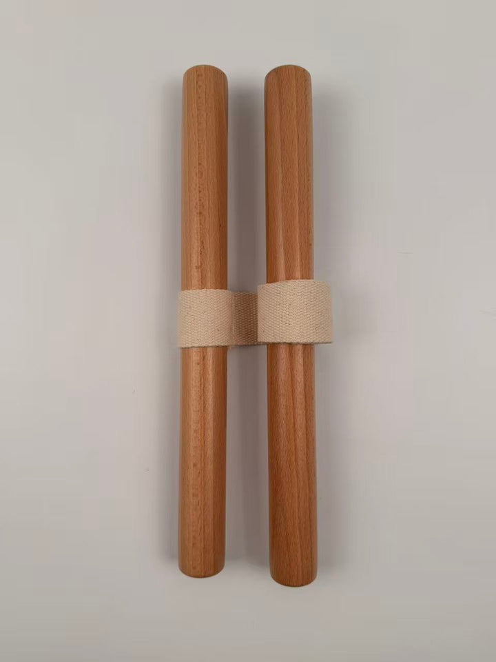 Professional Wood Fitness Stretching Band for Yoga & Mobility - Apricot