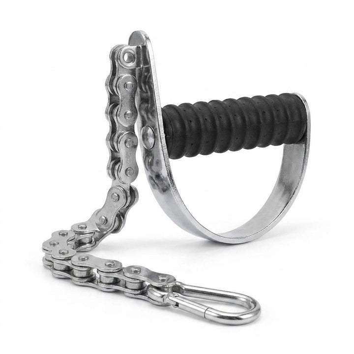 Arm Wrestling Training Wrist Strength Trainer - Stainless Steel Chain Forearm Exerciser