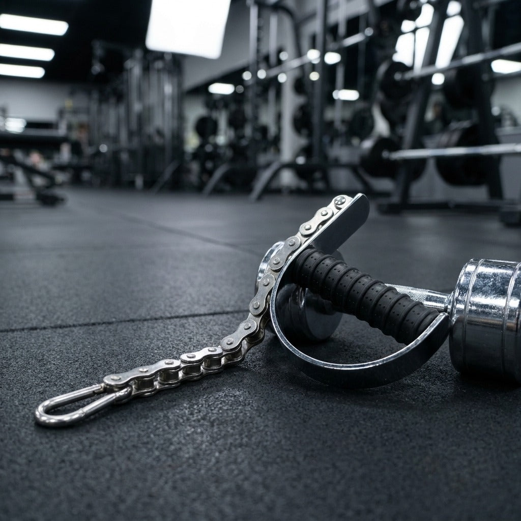 Arm Wrestling Training Wrist Strength Trainer - Stainless Steel Chain Forearm Exerciser