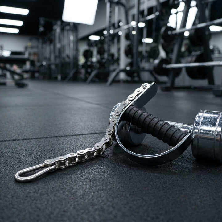 Arm Wrestling Training Wrist Strength Trainer - Stainless Steel Chain Forearm Exerciser