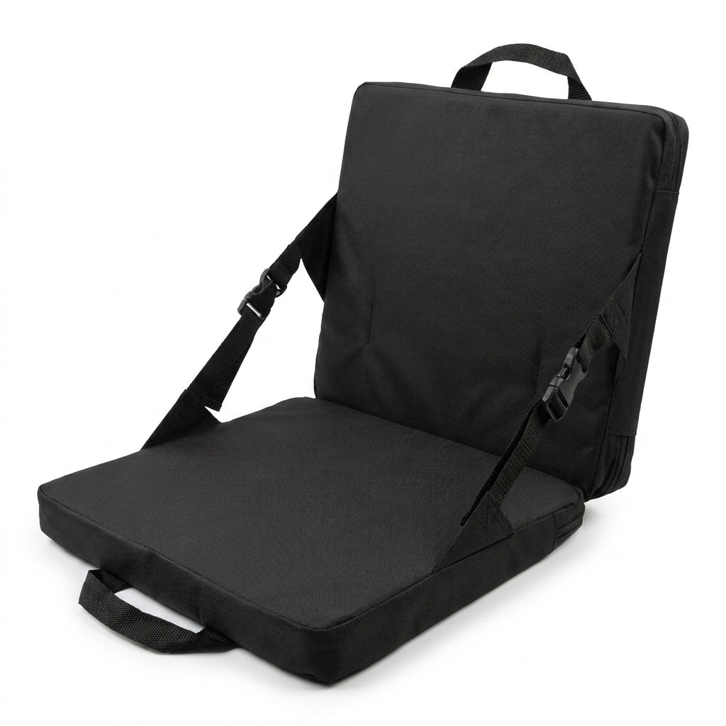 Portable Outdoor Folding Cushion - 600D Oxford Cloth Seat Pad for Camping & Stadiums