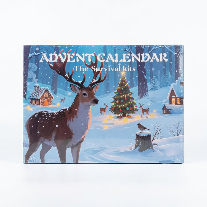 Outdoor Survival Tool Set Advent Calendar - 24 Day Emergency Gear Kit M1