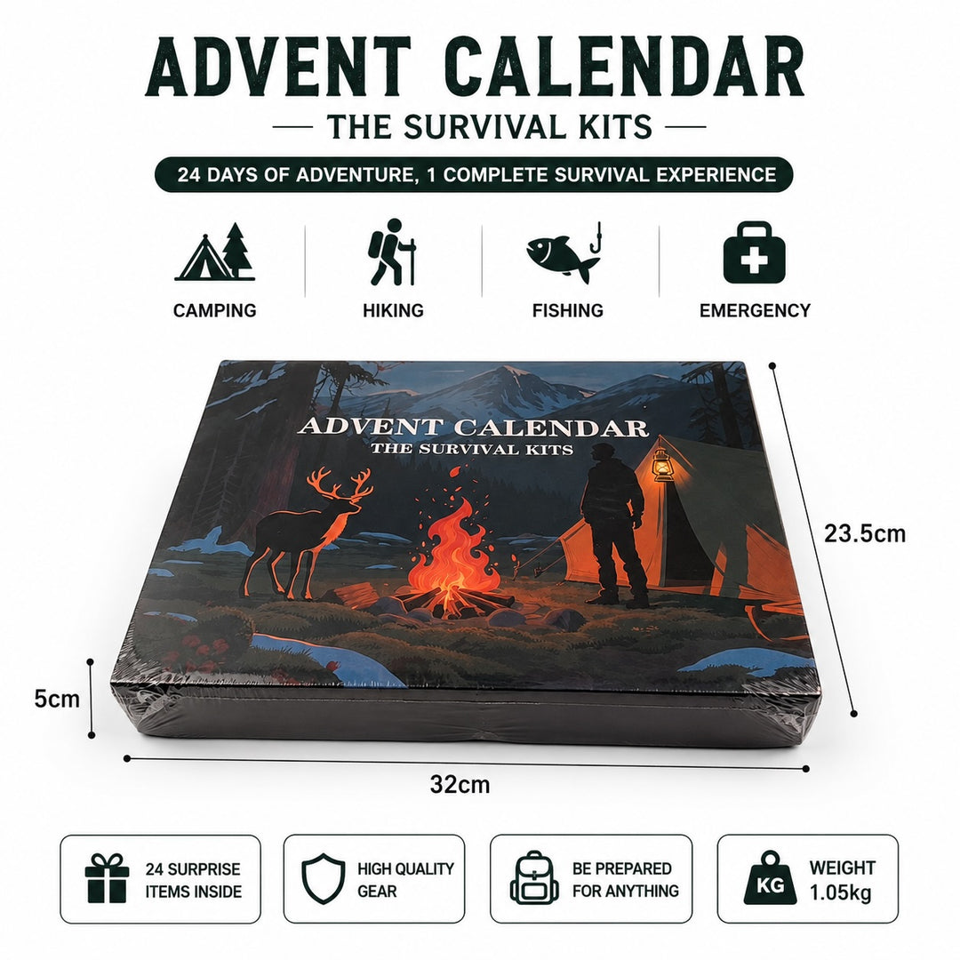 Outdoor Survival Tool Set Advent Calendar - 24 Day Countdown Gift Box M3