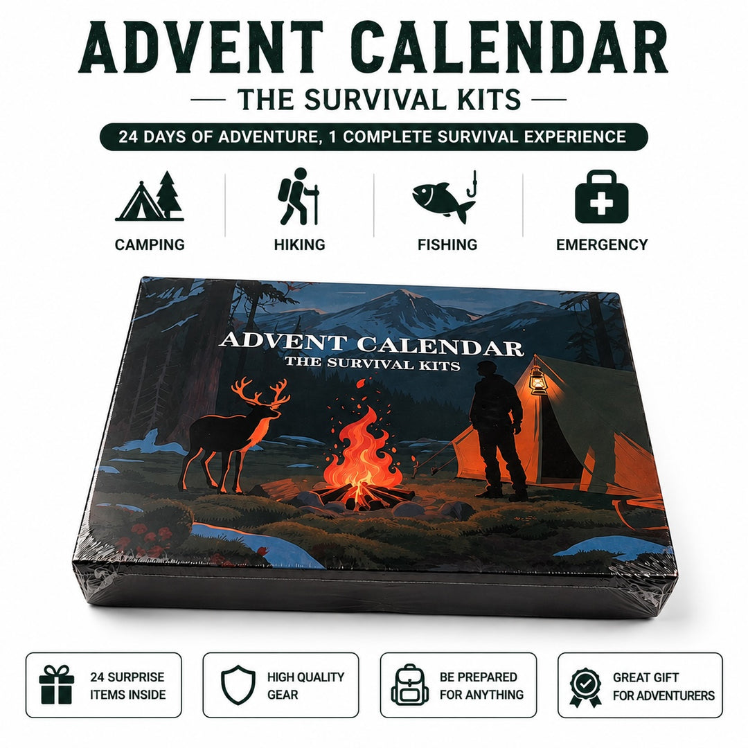 Outdoor Survival Tool Set Advent Calendar - 24 Day Countdown Gift Box M3