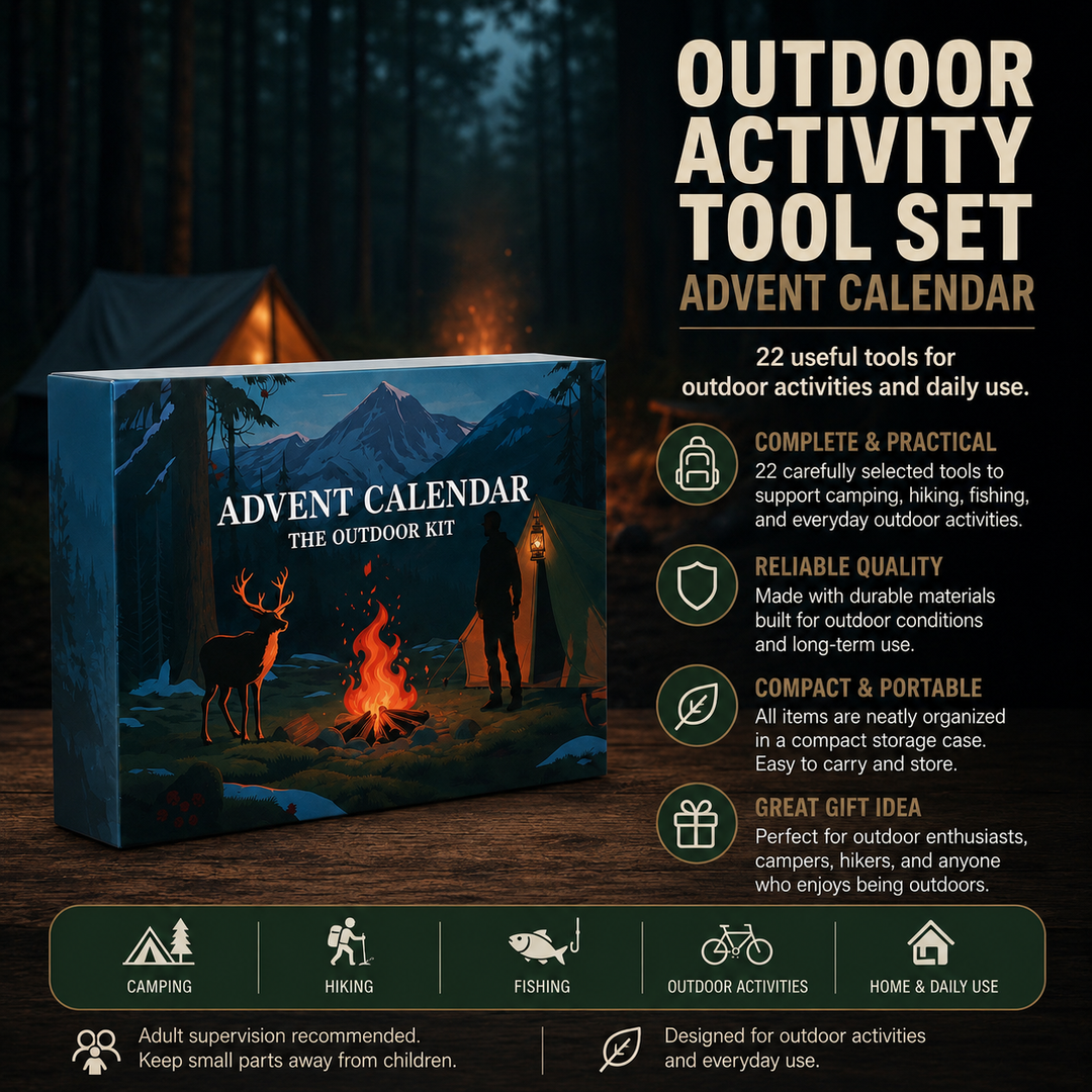 Outdoor Activity Accessory Advent Calendar - 22 Accessories M3