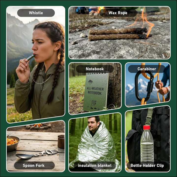 Outdoor Survival Tool Set Advent Calendar - 24 Day Countdown Gift Box M3