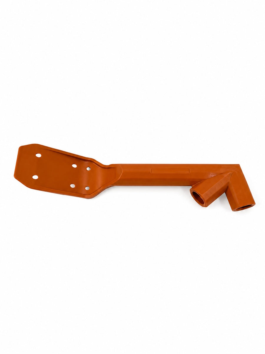Multi-Angle Gutter Cleaning Tool Head - Pole Not Included - Orange