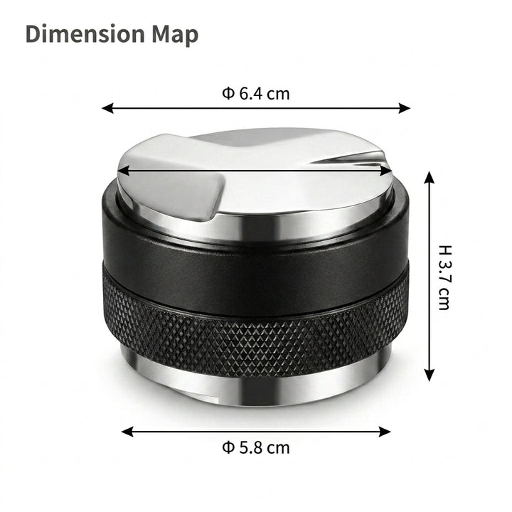 58mm Dual-Head Coffee Distributor and Tamper - Heavy Duty Espresso Leveler