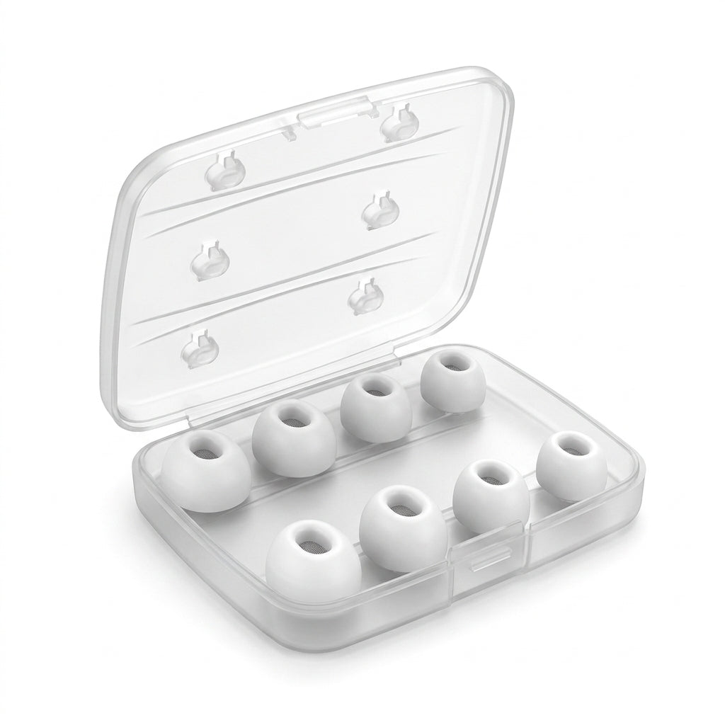 4 Pairs Replacement Silicone Ear Tips for AirPods Pro - XS, S, M, L Sizes