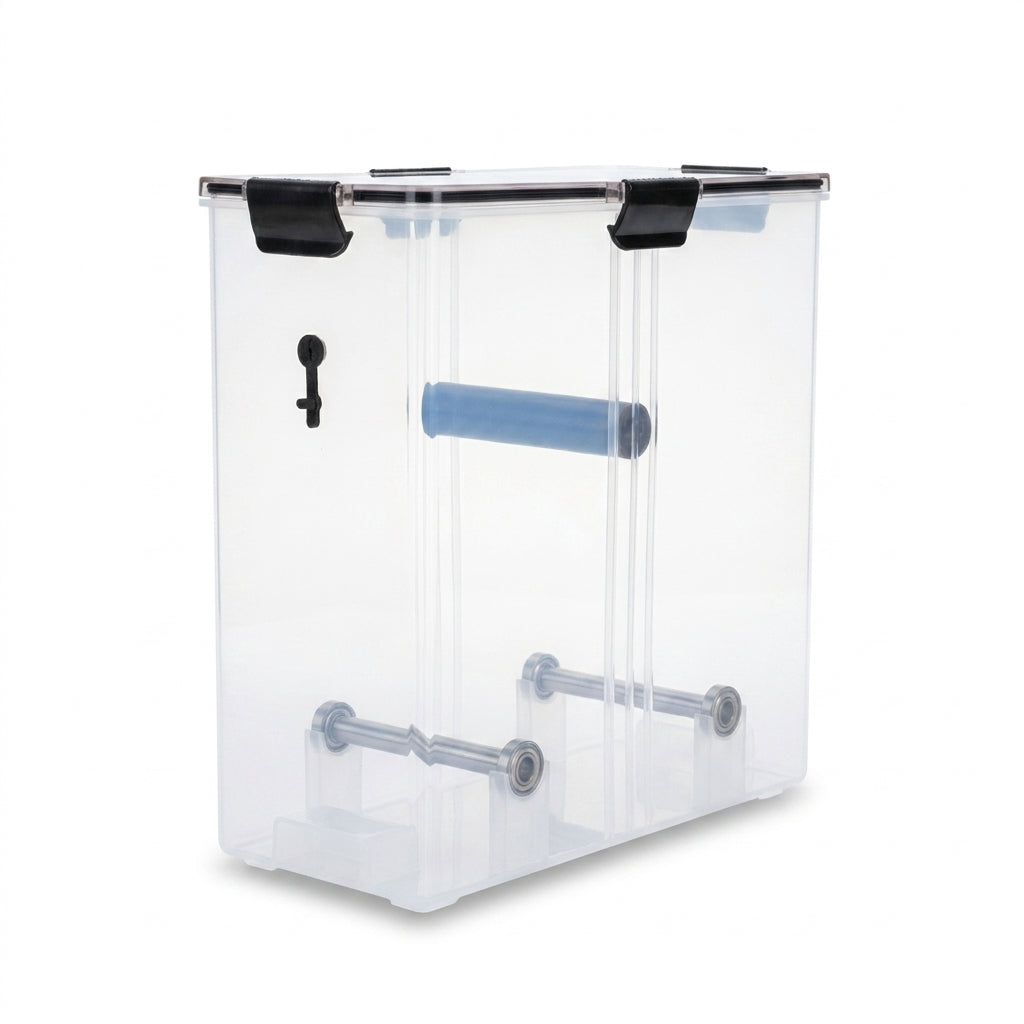 3D Printing Filament Dry Storage Box for 1kg Spools - Transparent Storage