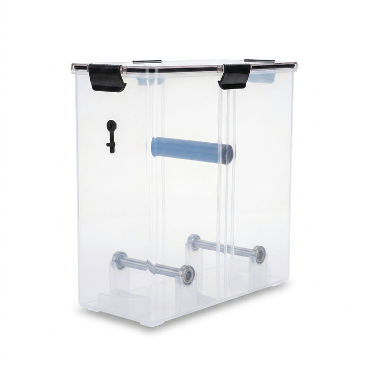 3D Printing Filament Dry Storage Box for 1kg Spools - Transparent Storage
