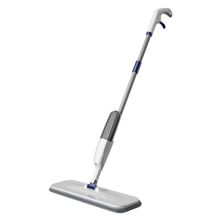Flat Spray Mop Set _ Includes 5 Microfiber Pads Scraper Water Tank