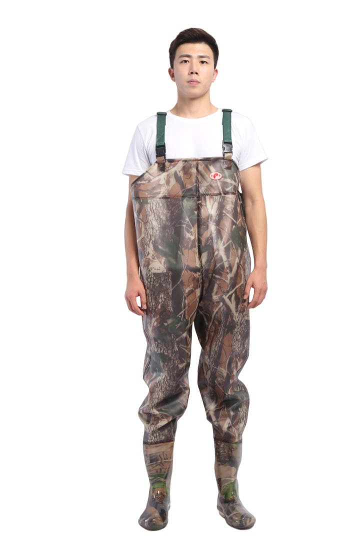 PVC Fishing & Hunting Lightweight Chest Waders-Size:41
