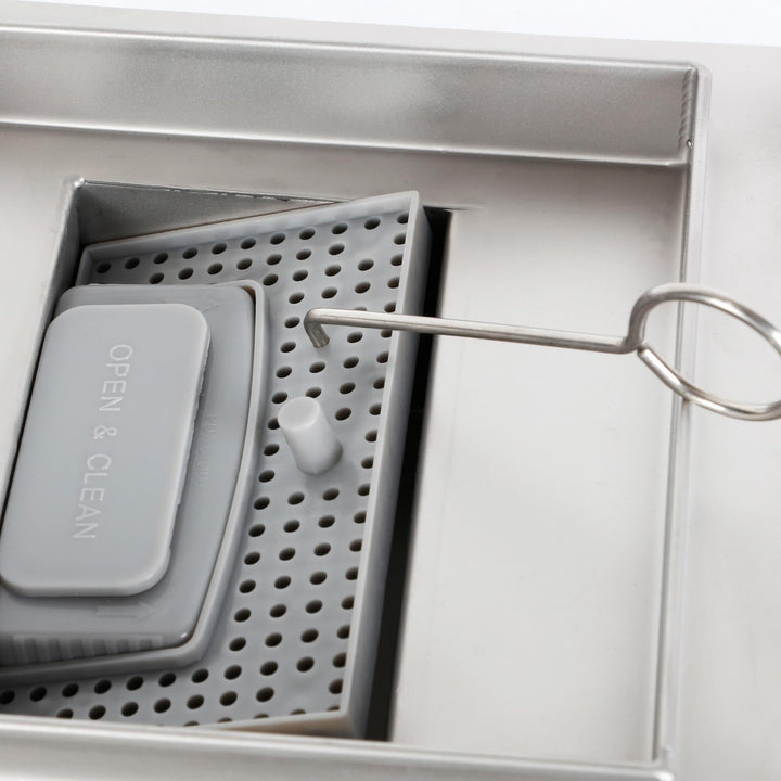 150mm Square Embedded Tile-In Bathroom Floor Drain Waste Grate