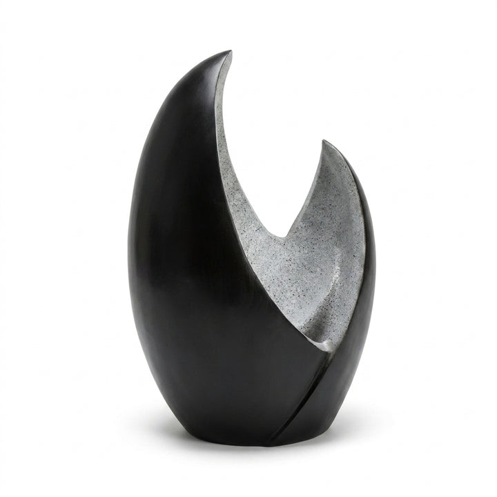 Modern Egg Shade Garden Fountain - Outdoor Water Feature