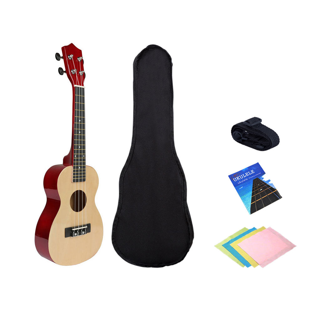 21 inch Ukulele Mini Guita Beginner Kit-Natural