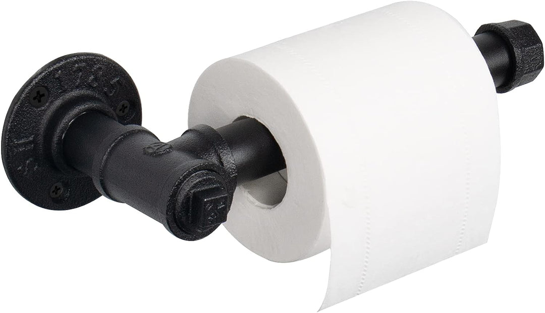 Wall Mounted Industrial Pipe Toilet Paper Holder