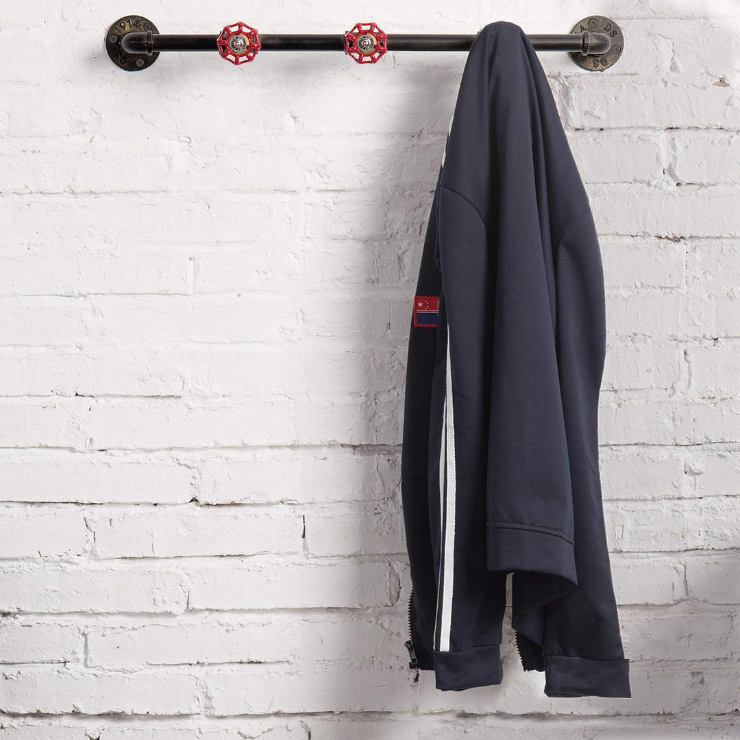 Industrial Pipe Coat Rack with Faucet Valve-80CM