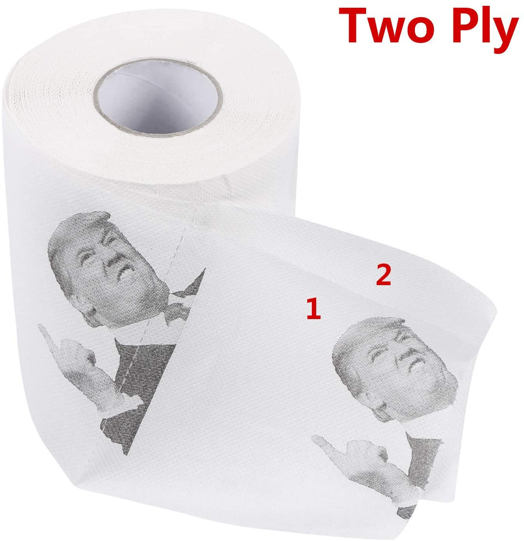 10 Rolls Donald Trump Prank Toilet Paper , Funny Political Gag Gift