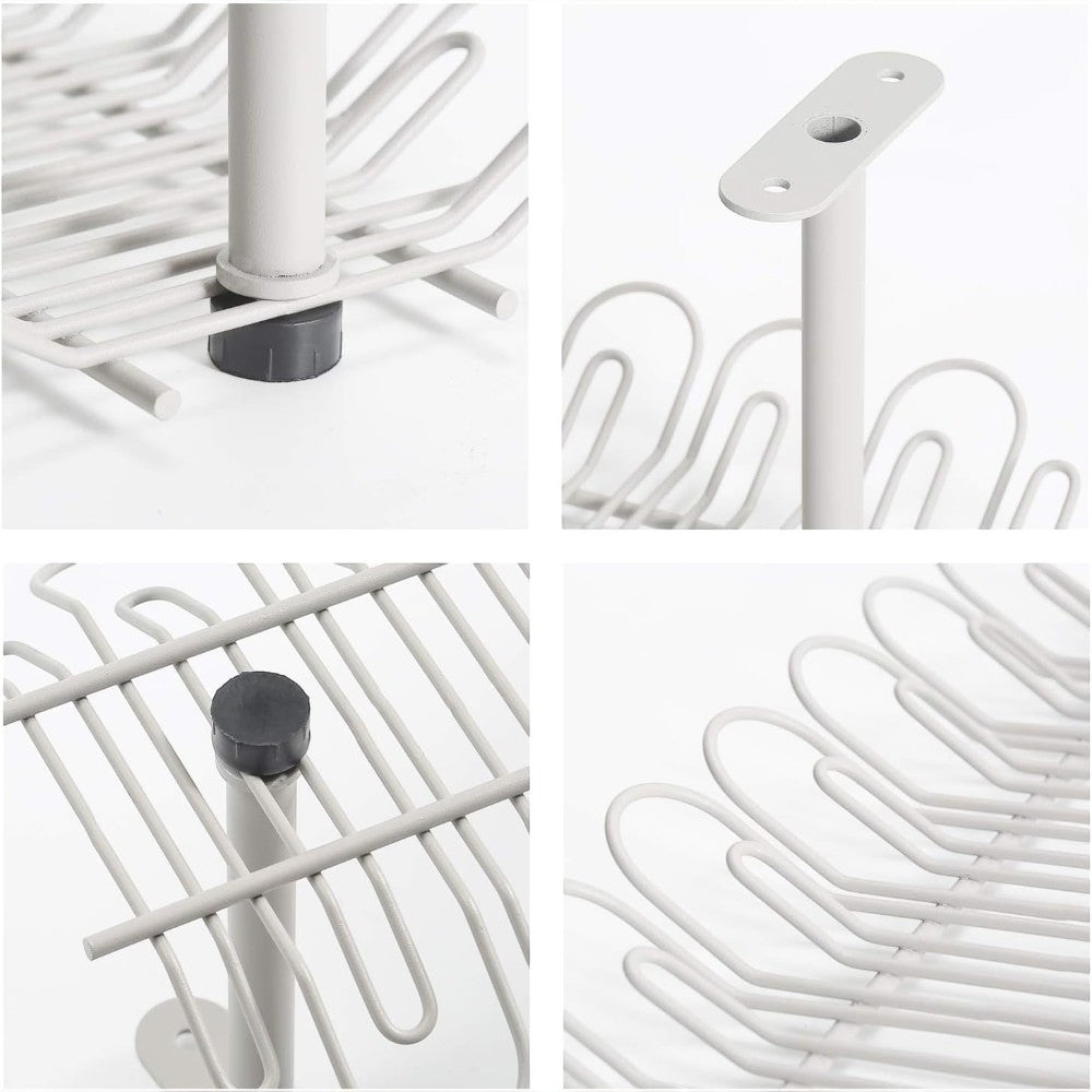 Under Desk Cable Management Organizer Tray 36cm-Grey