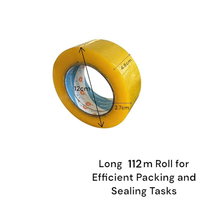 Packing Sealing Tape 112m Roll 6 Pack