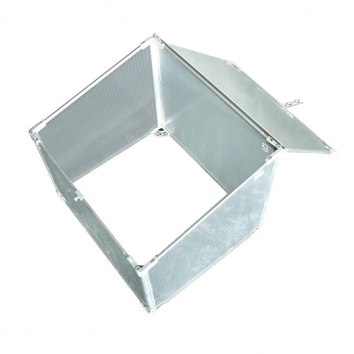 Mini Aluminum Frame Greenhouse with Roof Vent L60xW51xH51cm