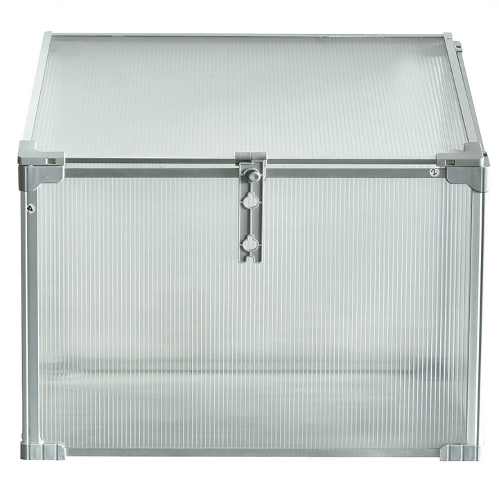 Mini Aluminum Frame Greenhouse with Roof Vent L60xW51xH51cm