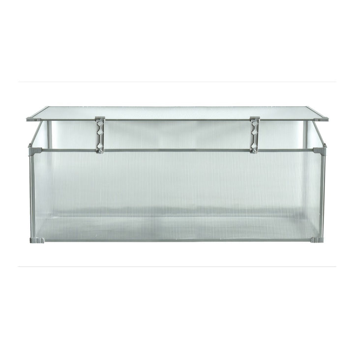 Mini Aluminum Frame Greenhouse with Roof Vent L120xW51xH51cm