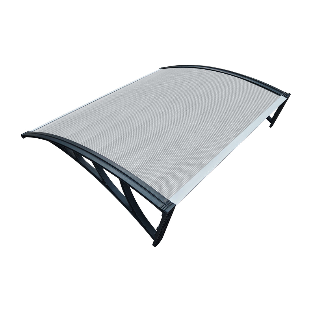Door Awning Canopy 100x150cm _ Outdoor Front Door Window Rain Shelter
