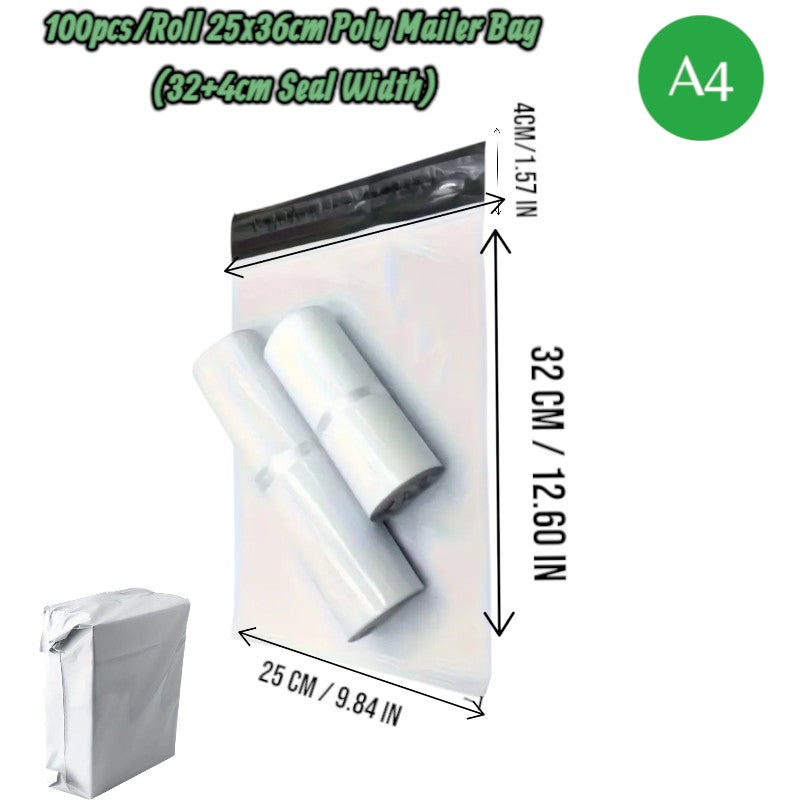 100pcs A4 Courier Bags 25_32CM