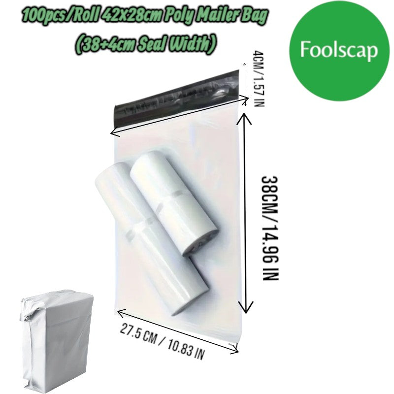 100pcs Foolscap Courier Bags 27.5_38CM