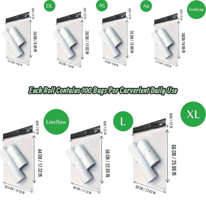 100pcs Lineflow Courier Bags 39.5_44CM