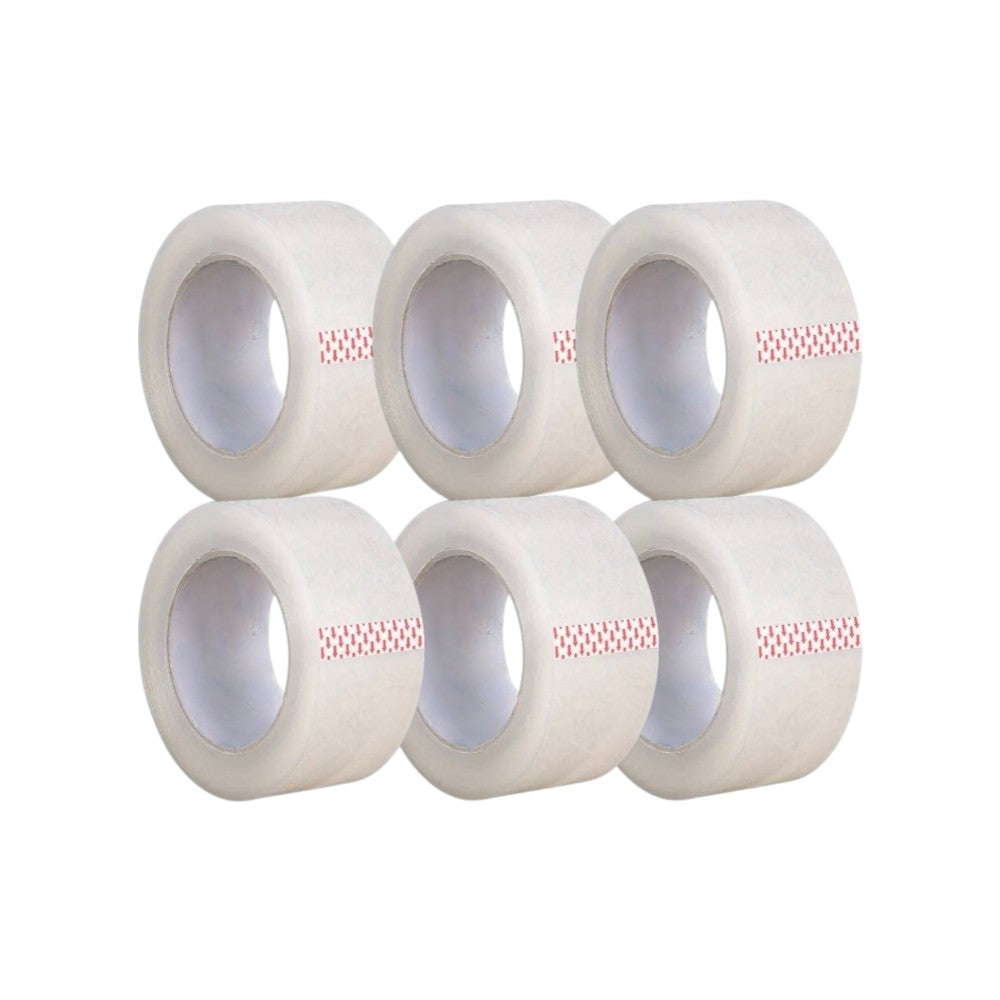 Packing Sealing Tape 112m Roll 6 Pack _ Transparent